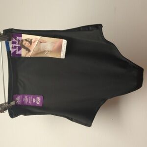 XL Naomi & Nicole High Waist Thong Shapewear Comfortable Firm  7756 Black NWT